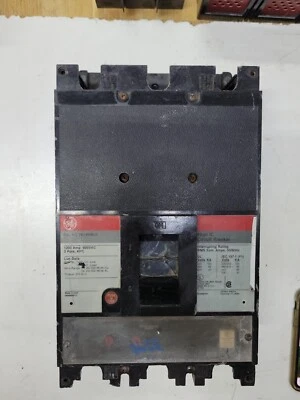 Disyuntor General Electric TKL4V4612 1200A High IC 1200 Amp Trip Ground  Foto 1 de 4