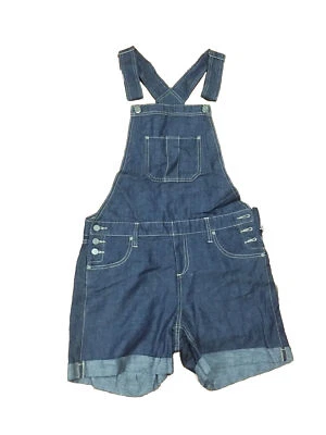 NYC 短裤工作服牛仔短裤蓝色牛仔连身裤围兜 8 — 第 1/4 张图片