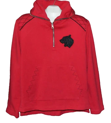 Suéter cálido de algodón con cuello elegante con media cremallera Just Cavalli para hombre talla 2XL Foto 1 de 4