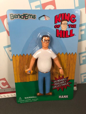 Sunny Days King of the Hill Bend-Ems Hank Hill Bendable Action Figure Cover