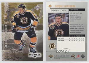 1998-99 Upper Deck Black Diamond Triple Diamond /1000 Sergei Samsonov #5