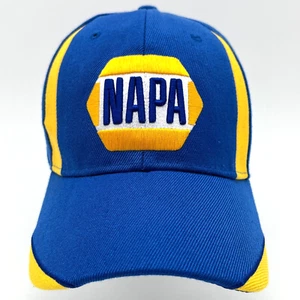 NAPA Auto Parts Sombrero Gorra Correa Trasera Azul Amarillo Logo Coches Camiones Genuino Para Hombres - Imagen 1 de 8