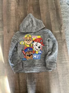 Nickelodeon Paw Patrol Gray Hoodie Sweatshirt Unisex Kids SZ 6 - Picture 1 of 3
