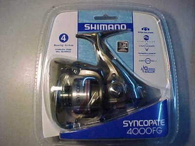  NEW SHIMANO SYNCOPATE 4000 FG Spinning Reel QUICK FAST CAST 4 BEARINGS for rod - Image 1 of 3