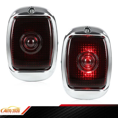 Fit For Chevy 40-53 First Series Pickup Truck Rear Tail Lamp Lights Right Left - Image 1 of 4