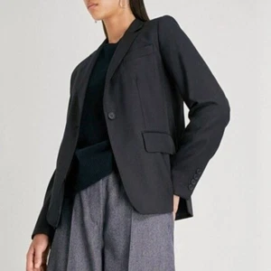 Max Mara Certosa Stretch Wool & Silk Jacket Size 12 - Picture 1 of 8