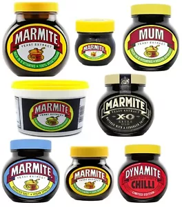 Marmite Yeast Extract Selection XO, 125g, 70g, 250g, 500g, 600g Jar / Tub Chilli - Picture 1 of 18