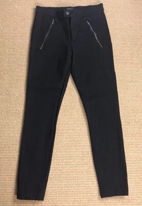 Leggings para mujer J Crew negros con cremallera bolsillo talla 2S - Imagen 1 de 10