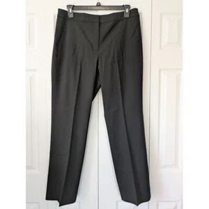 J. Crew Full Length Kate Pants Bi-Stretch Wool Size 14 Black NWT $228 CC963 - Picture 1 of 7