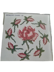 Janome Memory Craft 8000 CE Card 15 Flowers - Picture 1 of 2