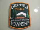 GREENFIELD  POLICE PATCH