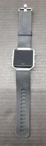 Fitbit Blaze Smart Fitness Tracker Watch Plum Blue Black Leather Strap Charger - Picture 1 of 53