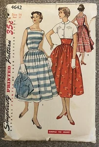 Simplicity Sewing Pattern 4642 Misses 14 Dress Jacket - Picture 1 of 3