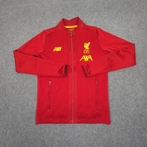 Liverpool fc Jacket Kids LARGE red youth new balance 2019-20 football Size L - Picture 1 of 15