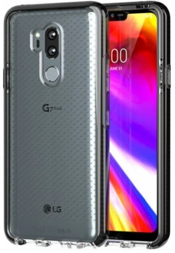 Tech21 EVO Check Case for LG G7 ThinQ - Smokey Black (12 Feet Drop Tested) - Image 1 of 1