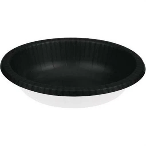 Black Paper Bowls 20 oz 20 Per Pack Tableware Party Decorations Supplies - Image 1 of 1