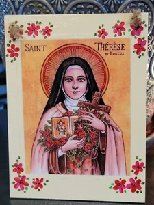 St Therese Little Flower Wall Hanging - Picture 1 of 7