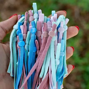 Ajustadores de máscara de silicona de cable elástico sujetador de tapón de banda elástica 100 piezas - Imagen 1 de 8