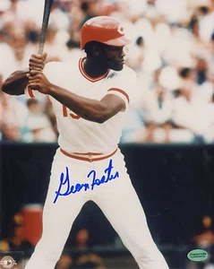 GEORGE FOSTER AUTOGRAPHED 8x10 PHOTO NY METS GIANTS WHITE SOX REDS 52 HR’s & MVP - Picture 1 of 3