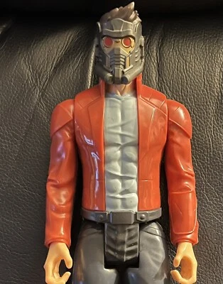 Figura de acción suelta Marvel Guardianes de la Galaxia Titan Hero Star-Lord 12" 2016 Foto 1 de 3