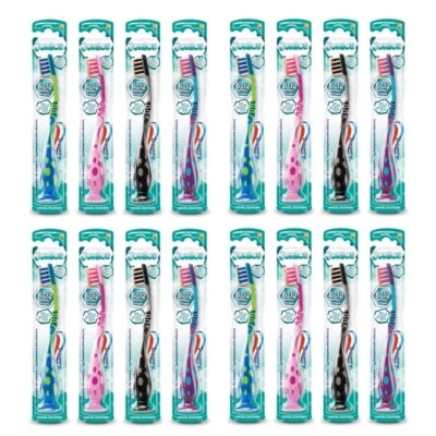 12 pz AQUAFRESH Spazzolino Junior Flex setole morbide Assortiti 6-12 anni - Immagine 1 di 4