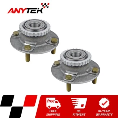 Par de cojinetes de cubo de rueda trasera para 1996-1999 2000 Hyundai Elantra 1997-2001 Tiburon Foto 1 de 4