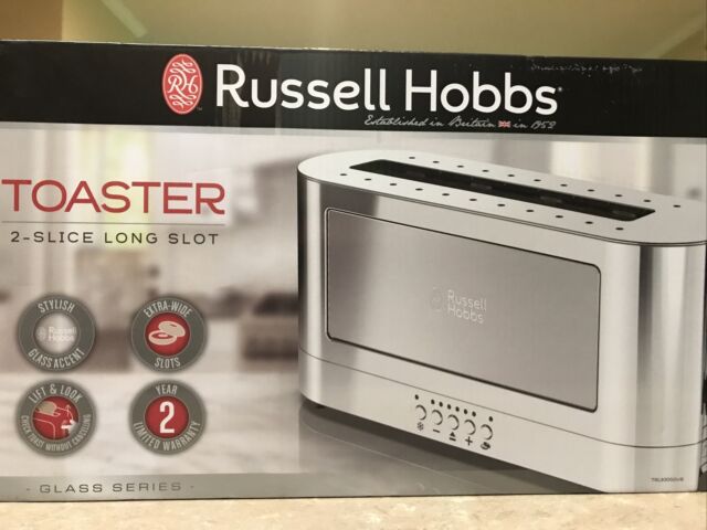  Russell Hobbs TR9250RDR - Tostadora de 4 rebanadas, color rojo  : Hogar y Cocina