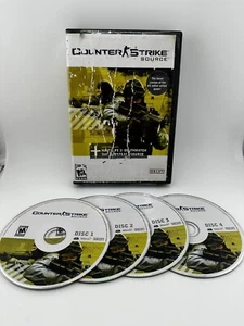 Counter Strike Source PC CD-ROM Game 4 Disc Set - Picture 1 of 2