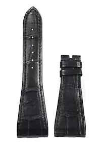 Bvlgari Bulgari Octo 100138336 Medium Alligator Black 28MM x 18MM Strap - Picture 1 of 5