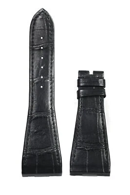 Correa mediana Bvlgari Bulgari Octo 100138336 negra cocodrilo 28 mm x 18 mm Foto 1 de 4