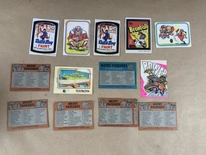 Lot of 13 1979 Topps Wacky Sticker/Cards - Bild 1 von 8