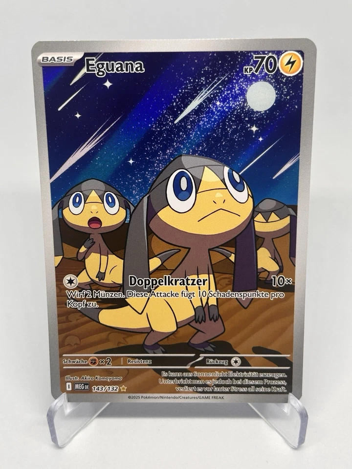 Eguana (MEG 143) .DE | Mega-Entwicklung Helioptile | Pokémon Karte NM - Bild 1 von 3