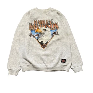 Vintage Harley Davidson Sweatshirt Saskatchewan Canada Eagle  - Bild 1 von 11