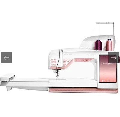 Nueva máquina de coser y bordar Husqvarna Viking Designer Epic 2 reconstruida en fábrica Foto 1 de 4