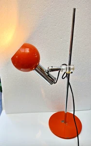 Lampada Eyeball Space Age arancio attr.ta Goffredo Reggiani anni '70 Vintage - Picture 1 of 8