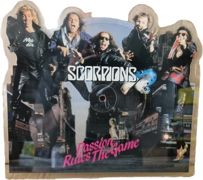 SCORPIONS Passion Rules The Game LTD. ED. SHAPE PICTURE DISC Vinyl  TOP ZUSTAND - Bild 1 von 4