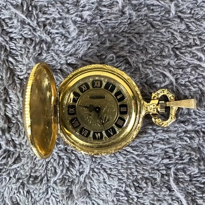 Reloj Bolsillo Vintage Waltham Lujo Hecho en Suiza Cuerda Mecánica 33mm Foto 1 de 4