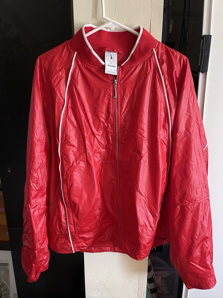 Nike x Jacquemus Adult Unisex Track Jacket University Red Size Large FV5697-642