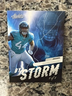 2022 Absolute Travon Walker By Storm 1/1! Rookie Card RC Jaguars BST-17 - Image 1 of 3