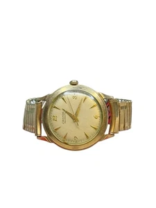 Vintage Croton Aquamatic Watch Men 10k Gold Plated Automatic READ DESCRIPTION - Picture 1 of 5