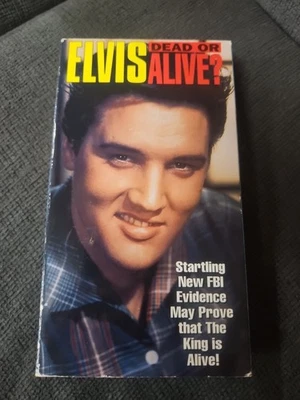 Elvis Presley Dead Or Alive VHS 1992 FBI Evidence Good Times Vtg - Image 1 of 2