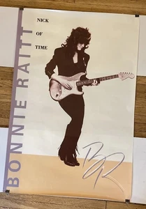 BONNIE RAITT - PÓSTER PROMOCIONAL ORIGINAL NICK OF TIME - 1989 - 24" X 36"  - Imagen 1 de 9