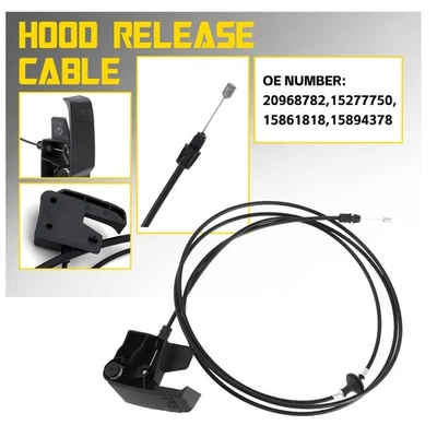 Manija de liberación de cable de cierre de capó con para GMC Sierra 1500 2500 3500 HD 2007-2013 Foto 1 de 4