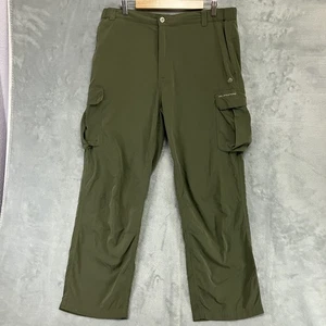 Craghoppers Walking Hiking Trousers Green Size W36 L28 - Picture 1 of 9