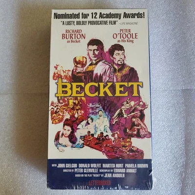 Becket (VHS) (New Sealed) Richard Burton  FREE SHIPPING - Image 1 of 3