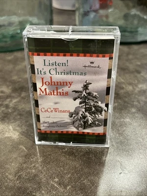 Johnny Mathis - Listen!  It’s Christmas (Cassette, 1999, Halmark) - Image 1 of 4