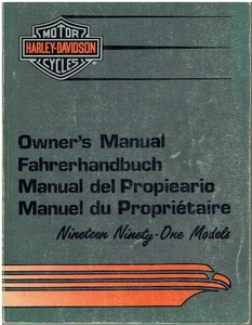 HARLEY DAVIDSON FLHS FXRT FLTC ULTRA & FLHTC ULTRA 1991 WERKSEITIGER HANDBUCH - Bild 1 von 1