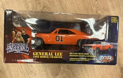 JOY RIDE 1969 DODGE CHARGER GENERAL LEE THE DUKES OF HAZZARD SCALE 1:25 NEW 3918 - Image 1 of 3