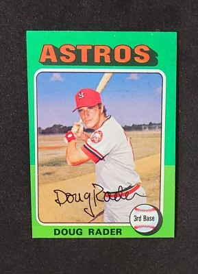 1975 Topps Mini #165 Doug Rader NR-MINT - Image 1 of 2