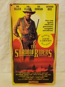 VHS The Shadow Riders Tom Selleck Sam Elliott Katherine Ross Louis L'Amour - Picture 1 of 4